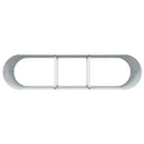 vidaXL Emelt Ágy Barna 320 x 80 x 81 cm Acél