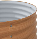 vidaXL Kerti magaságyás Barna 240 x 80 x 81 cm Acél