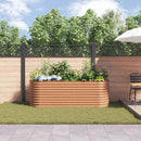 vidaXL Emelt Ágy Barna 240 x 80 x 81 cm Acél