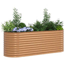 vidaXL Emelt Ágy Barna 240 x 80 x 81 cm Acél