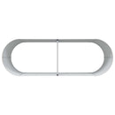 vidaXL Kerti magaságyás Barna 240 x 80 x 81 cm Acél