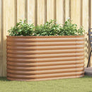 vidaXL Emelt Ágy Barna 160 x 80 x 81 cm Acél