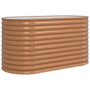 vidaXL Emelt Ágy Barna 160 x 80 x 81 cm Acél