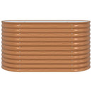vidaXL Emelt Ágy Barna 160 x 80 x 81 cm Acél