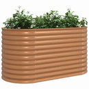 vidaXL Emelt Ágy Barna 160 x 80 x 81 cm Acél