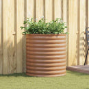 vidaXL Emelt Ágy Barna 80 x 80 x 81 cm Acél
