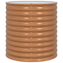 vidaXL Emelt Ágy Barna 80 x 80 x 81 cm Acél