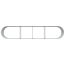 vidaXL Kerti magaságyás Barna 400 x 80 x 44 cm Acél