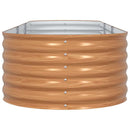 vidaXL Emelt Ágy Barna 320 x 80 x 44 cm Acél