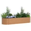 vidaXL Emelt Ágy Barna 240 x 80 x 44 cm Acél