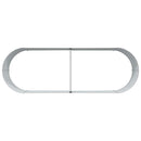 vidaXL Kerti magaságyás Barna 240 x 80 x 44 cm Acél