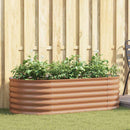 vidaXL Emelt Ágy Barna 160 x 80 x 44 cm Acél