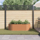 vidaXL Emelt Ágy Barna 160 x 80 x 44 cm Acél