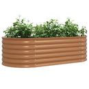 vidaXL Emelt Ágy Barna 160 x 80 x 44 cm Acél