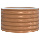 vidaXL Kerti magaságyás Barna 80 x 80 x 44 cm Acél