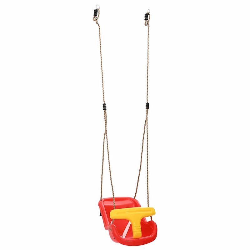 vidaXL Baba hinták 2 pcs Piros 36 x 43 x 42 cm Műanyag