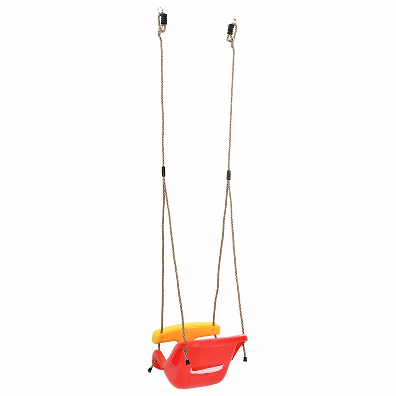 vidaXL Baba hinták 2 pcs Piros 36 x 43 x 42 cm Műanyag