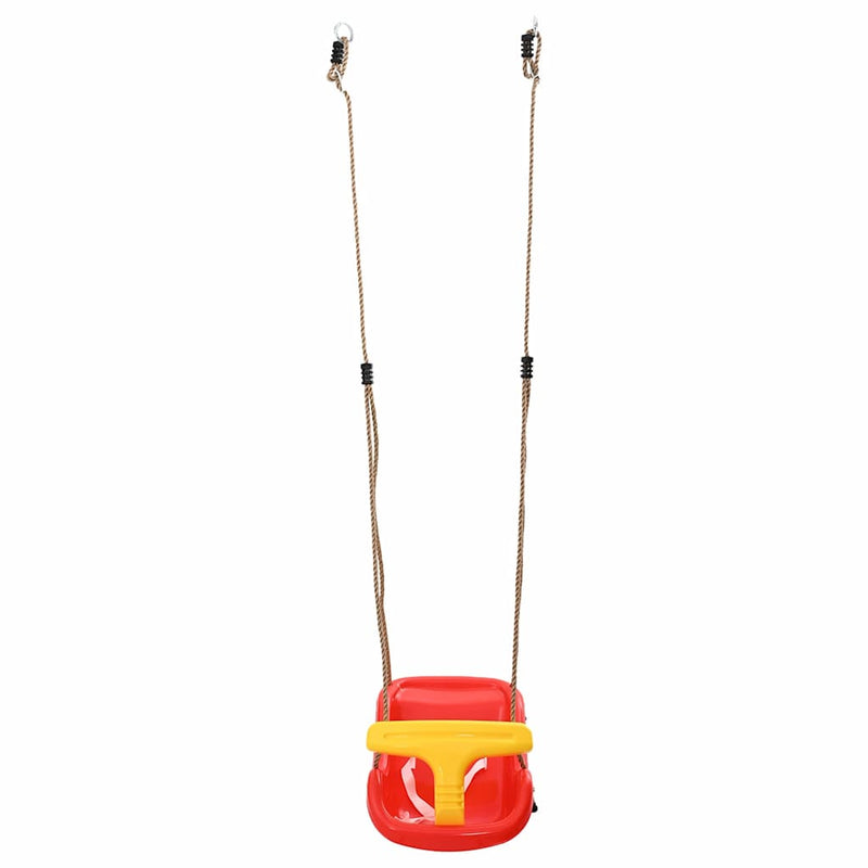vidaXL Baba hinták 2 pcs Piros 36 x 43 x 42 cm Műanyag