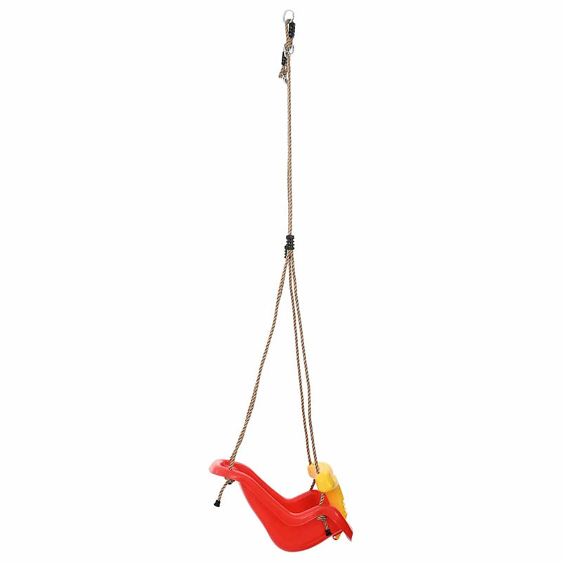 vidaXL Baba hinták 2 pcs Piros 36 x 43 x 42 cm Műanyag
