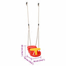 vidaXL Baba hinta 2 pcs Piros 36 x 43 x 42 cm Műanyag