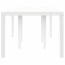 vidaXL Kerti Asztal Fehér 200 x 100 x 73 cm polirattan