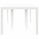 vidaXL Kerti Asztal Fehér 200 x 100 x 73 cm polirattan