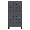 vidaXL Eszköz Kocsi Antracit 75 x 35 x 73 cm Hidegen húzott acél