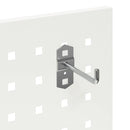 vidaXL Eszköz Kocsi Fehér 65 x 35 x 111 cm Hidegen húzott acél