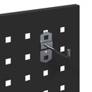 vidaXL Eszköz Kocsi Fekete 65 x 35 x 111 cm Hidegen húzott acél