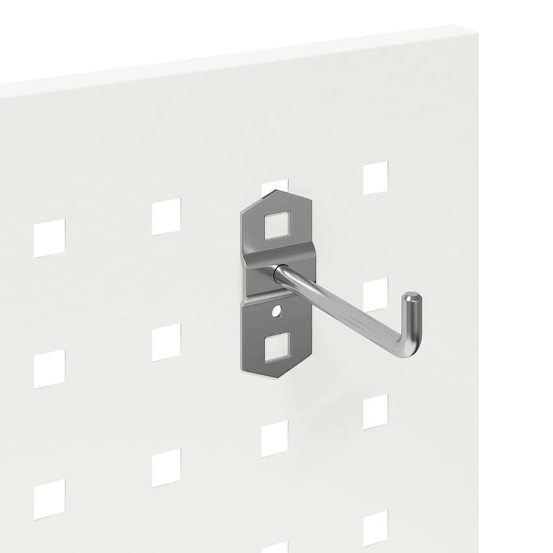 vidaXL Eszköz Kocsi Fehér 65 x 35 x 111 cm Hidegen húzott acél