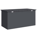 vidaXL Kerti tároló párna doboz Acél 100 x 50,5 x 50 cm 220 Antracit