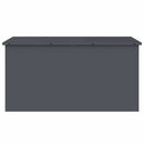 vidaXL Kültéri Tároló Doboz tárolóval Antracit 100 x 50,5 x 50 cm Acél