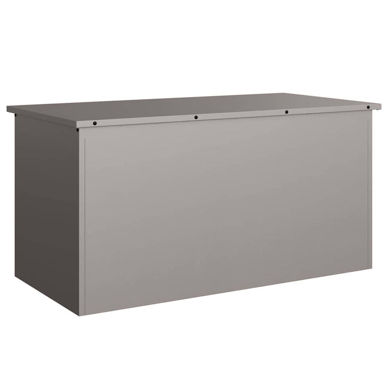 vidaXL Kültéri Tároló Doboz Barna 100 x 50.5 x 50 cm időjárásálló acél
