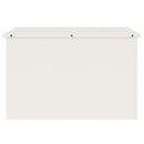 vidaXL Kültéri Tároló Doboz tárolóval Fehér 80 x 50,5 x 50 cm Acél