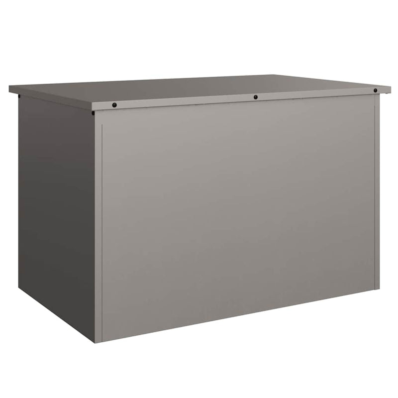 vidaXL Kültéri Tároló Doboz Barna 80 x 50.5 x 50 cm időjárásálló acél