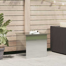 vidaXL Kültéri Tároló Doboz Ezüst 55 x 50,5 x 50 cm Acél