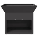 vidaXL Tűzrakó Fekete 50 x 50 x 40 cm Acél