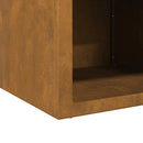 vidaXL Tűzrakó Rozsdás 50 x 50 x 40 cm időjárásálló acél