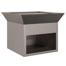 vidaXL Tűzrakó Rozsdás 50 x 50 x 40 cm időjárásálló acél