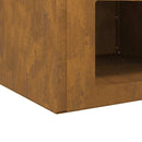 vidaXL Tűzrakó Rozsdás 50 x 50 x 40 cm időjárásálló acél