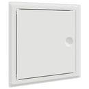 vidaXL Hozzáférési panel 2 pcs Fehér 23 x 23 x 3 cm Acél