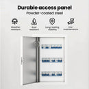 vidaXL Hozzáférési panel Fehér 33,5 x 23 x 3 cm Acél