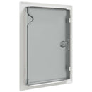 vidaXL Hozzáférési panel Fehér 33,5 x 23 x 3 cm Acél