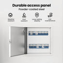 vidaXL Hozzáférési panel Fehér 33 x 33 x 3 cm Acél