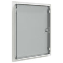 vidaXL Hozzáférési panel Fehér 43 x 33 x 3 cm Acél