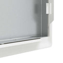 vidaXL Hozzáférési panel Fehér 63 x 33 x 3 cm Acél