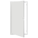 vidaXL Hozzáférési panel Fehér 63 x 33 x 3 cm Acél