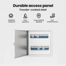 vidaXL Hozzáférési panel Fehér 43 x 43 x 3 cm Acél