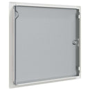 vidaXL Hozzáférési panel Fehér 43 x 43 x 3 cm Acél