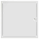 vidaXL Hozzáférési panel Fehér 43 x 43 x 3 cm Acél